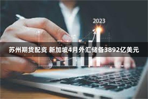 苏州期货配资 新加坡4月外汇储备3892亿美元