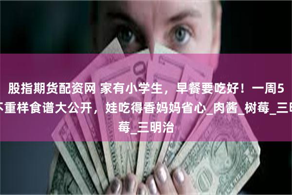 股指期货配资网 家有小学生，早餐要吃好！一周5天不重样食谱大公开，娃吃得香妈妈省心_肉酱_树莓_三明治