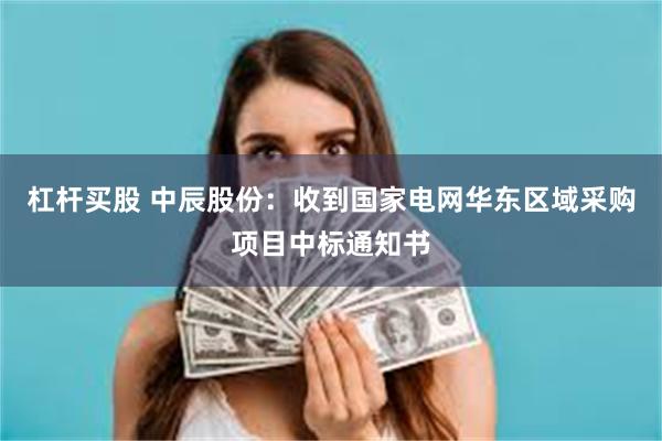 杠杆买股 中辰股份：收到国家电网华东区域采购项目中标通知书